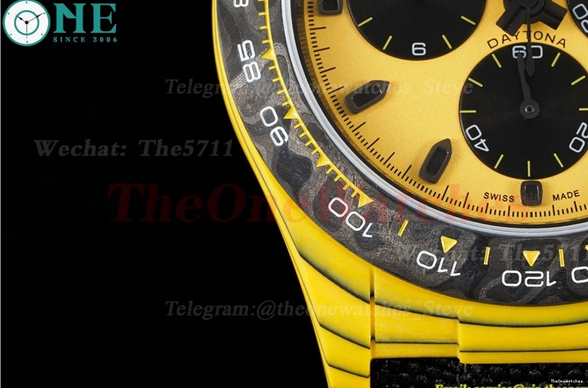 DIWF 40mm FC Yellow A7750 Diw NY Dial Daytona 0202